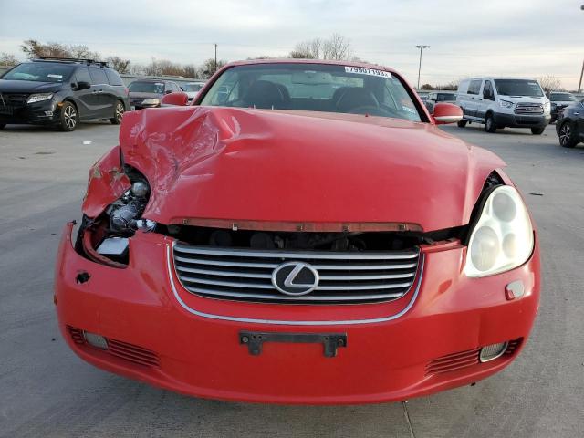 JTHFN48Y430036774 - 2003 LEXUS SC 430 RED photo 5