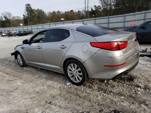 5XXGM4A7XFG470615 - 2015 KIA OPTIMA LX SILVER photo 2