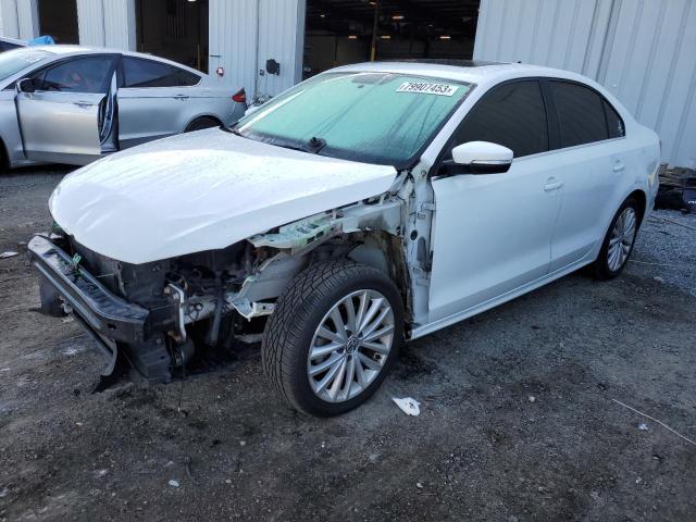 3VWLL7AJ3EM411852 - 2014 VOLKSWAGEN JETTA TDI WHITE photo 1