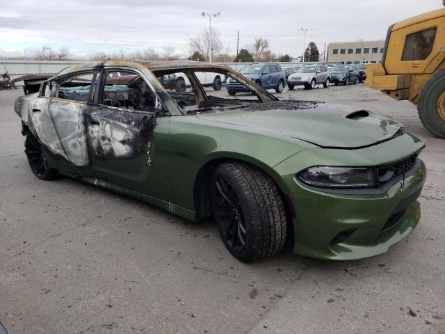 2C3CDXGJ3PH553129 - 2023 DODGE CHARGER SCAT PACK GREEN photo 4