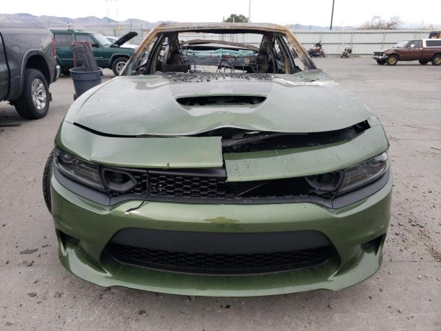 2C3CDXGJ3PH553129 - 2023 DODGE CHARGER SCAT PACK GREEN photo 5