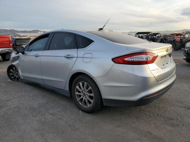 3FA6P0G72FR105596 - 2015 FORD FUSION S SILVER photo 2