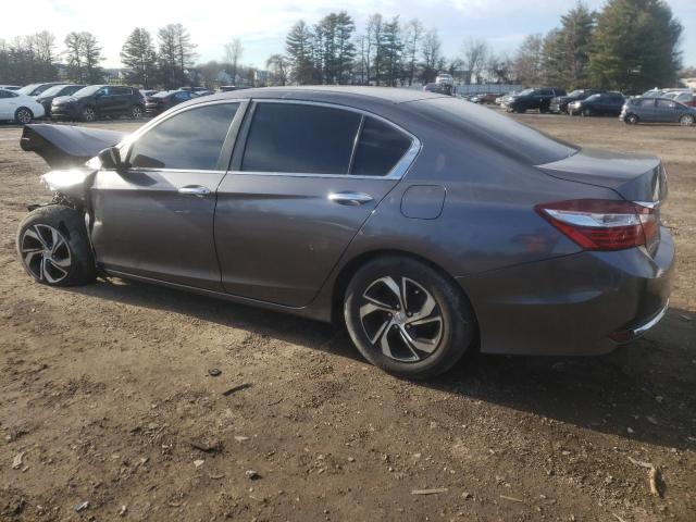 1HGCR2F33HA020184 - 2017 HONDA ACCORD LX SILVER photo 2