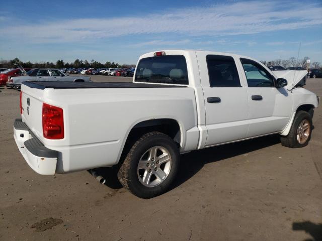 1D7CW3GK3AS146103 - 2010 DODGE DAKOTA SXT WHITE photo 3