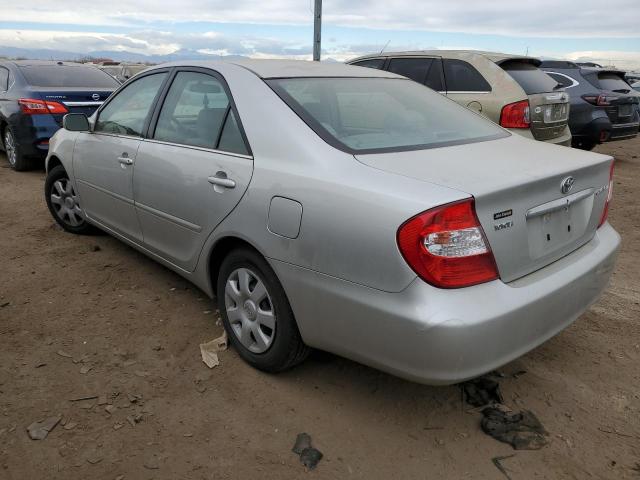 4T1BE32K94U908743 - 2004 TOYOTA CAMRY LE SILVER photo 2