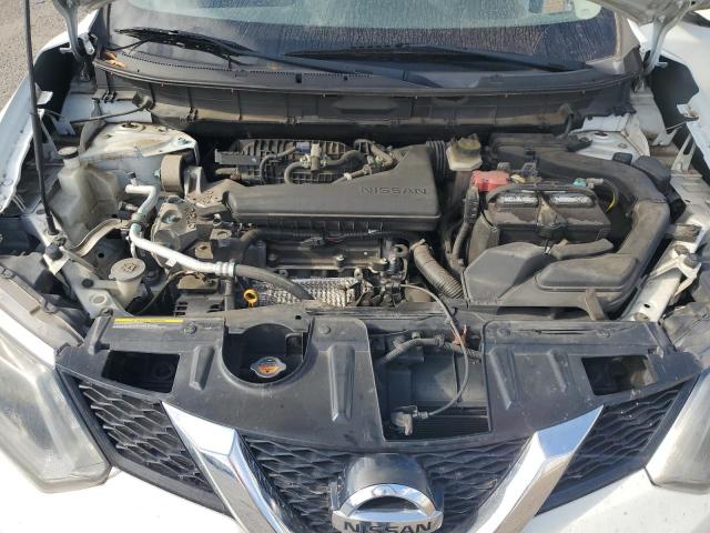 KNMAT2MT4GP677775 - 2016 NISSAN ROGUE S WHITE photo 12