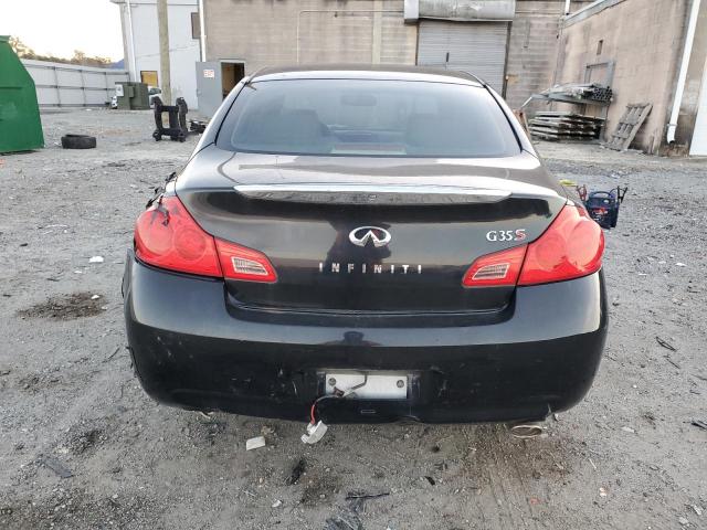 JNKBV61E57M714960 - 2007 INFINITI G35 BLACK photo 6