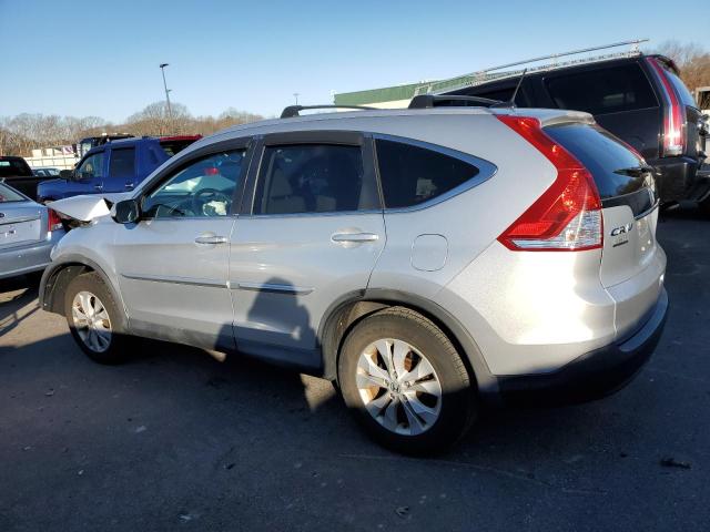 2HKRM4H75DH671712 - 2013 HONDA CR-V EXL SILVER photo 2