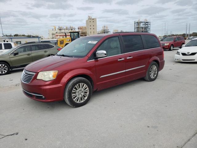 2C4RC1CG2DR708825 - 2013 CHRYSLER TOWN & COU TOURING L RED photo 1