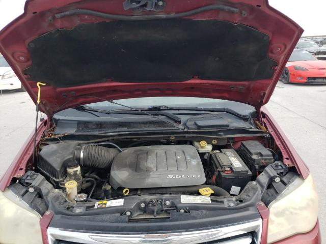 2C4RC1CG2DR708825 - 2013 CHRYSLER TOWN & COU TOURING L RED photo 12