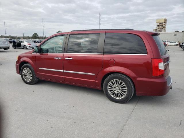2C4RC1CG2DR708825 - 2013 CHRYSLER TOWN & COU TOURING L RED photo 2