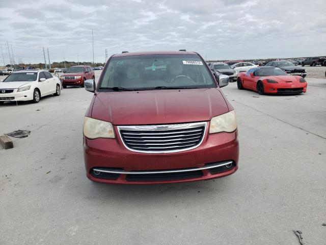 2C4RC1CG2DR708825 - 2013 CHRYSLER TOWN & COU TOURING L RED photo 5