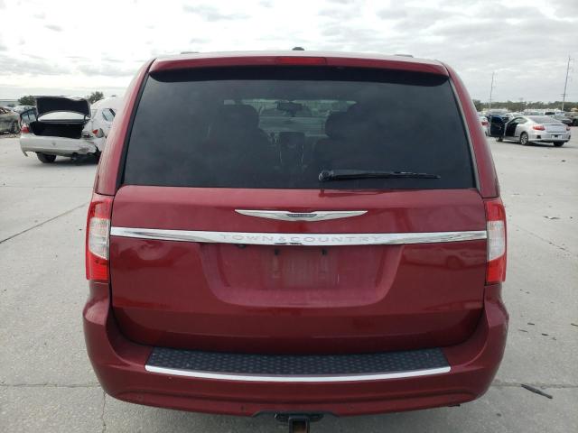 2C4RC1CG2DR708825 - 2013 CHRYSLER TOWN & COU TOURING L RED photo 6