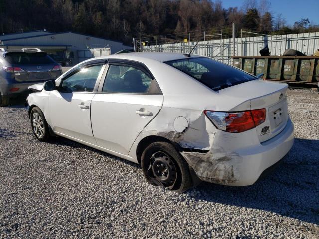 KNAFU4A22D5723957 - 2013 KIA FORTE EX WHITE photo 2