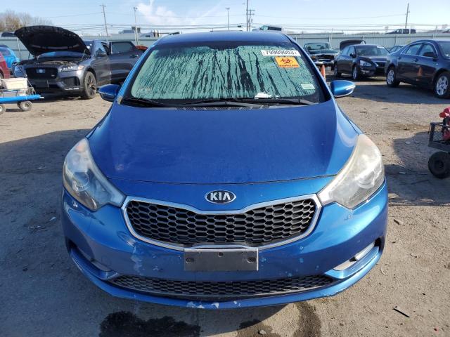 KNAFX4A84F5332811 - 2015 KIA FORTE EX BLUE photo 5