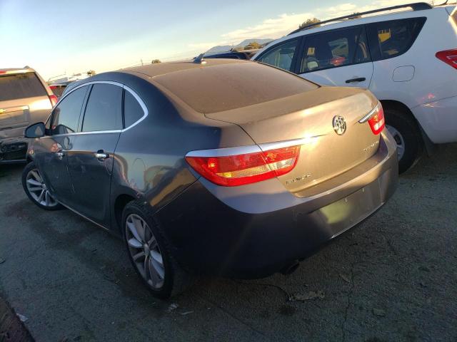 1G4PP5SKXD4162721 - 2013 BUICK VERANO GRAY photo 2