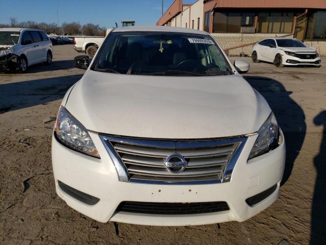 3N1AB7AP2DL667487 - 2013 NISSAN SENTRA S WHITE photo 5