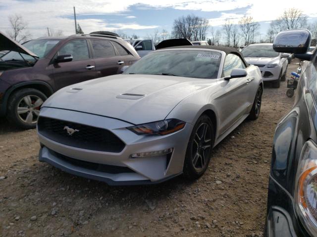 1FATP8UH7K5149234 - 2019 FORD MUSTANG SILVER photo 1