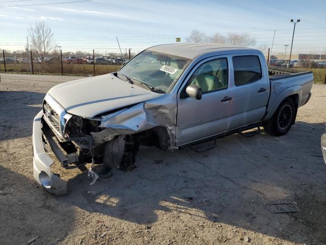 3TMLU4EN4BM077385 - 2011 TOYOTA TACOMA DOUBLE CAB SILVER photo 1