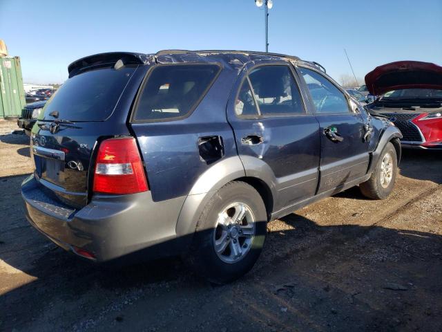 KNDJD736685832491 - 2008 KIA SORENTO EX BLUE photo 3