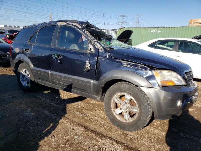 KNDJD736685832491 - 2008 KIA SORENTO EX BLUE photo 4