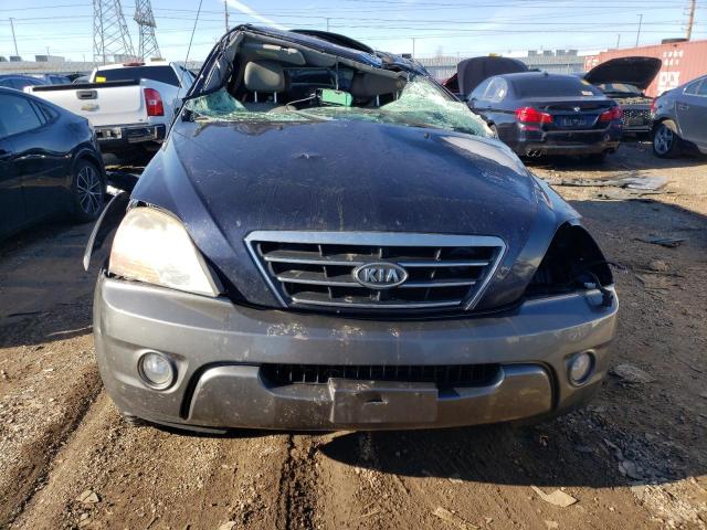 KNDJD736685832491 - 2008 KIA SORENTO EX BLUE photo 5