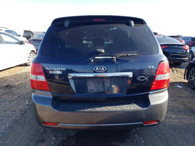 KNDJD736685832491 - 2008 KIA SORENTO EX BLUE photo 6