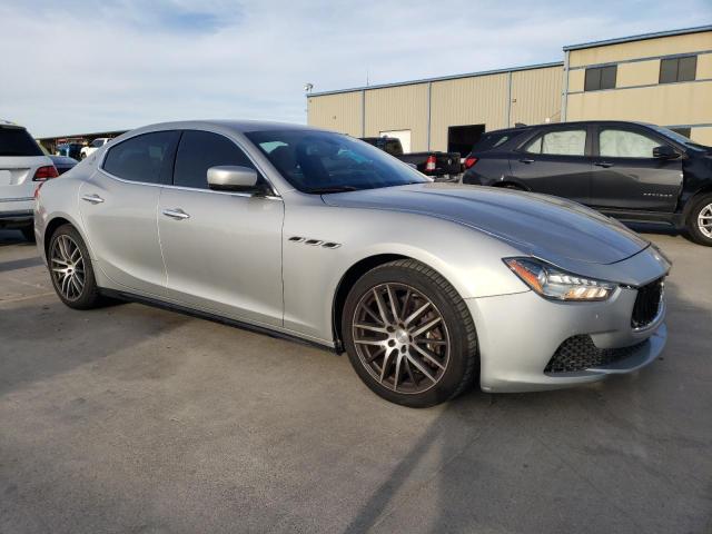 ZAM57XSA4F1162020 - 2015 MASERATI GHIBLI GRAY photo 4