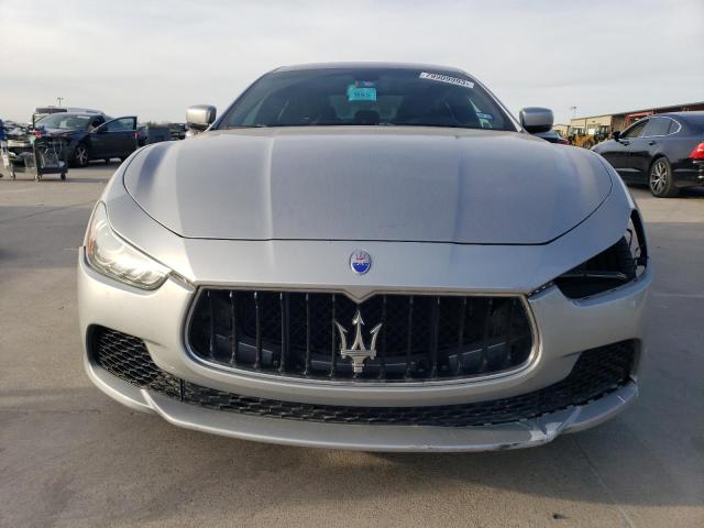 ZAM57XSA4F1162020 - 2015 MASERATI GHIBLI GRAY photo 5