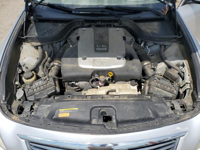 JN1CV6AR9AM461984 - 2010 INFINITI G37 SILVER photo 11