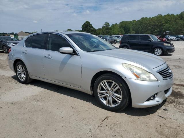 JN1CV6AR9AM461984 - 2010 INFINITI G37 SILVER photo 4