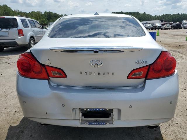 JN1CV6AR9AM461984 - 2010 INFINITI G37 SILVER photo 6