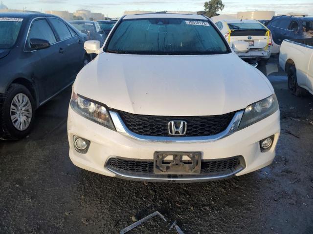 1HGCT1B80EA005716 - 2014 HONDA ACCORD EXL WHITE photo 5