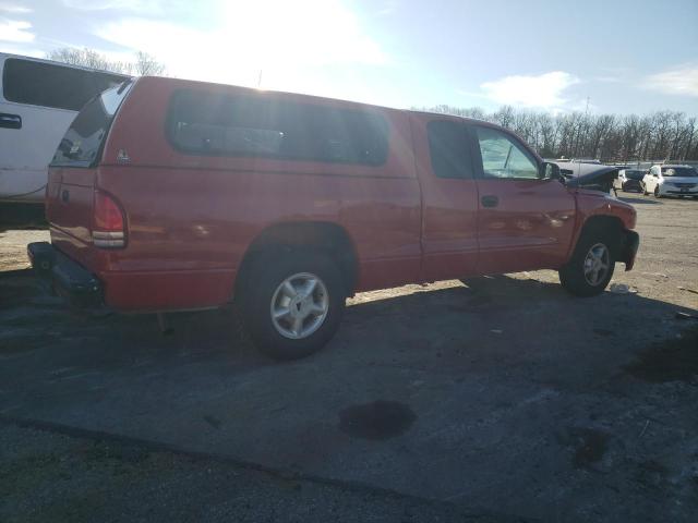 1B7FL22P6WS757392 - 1998 DODGE DAKOTA RED photo 3