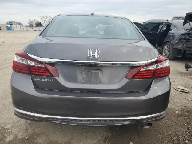 1HGCR2F9XGA092082 - 2016 HONDA ACCORD EXL GRAY photo 6