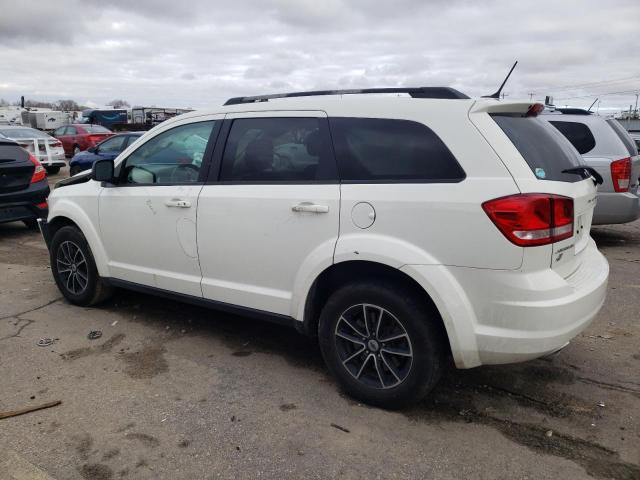 3C4PDDAG8JT330317 - 2018 DODGE JOURNEY SE WHITE photo 2