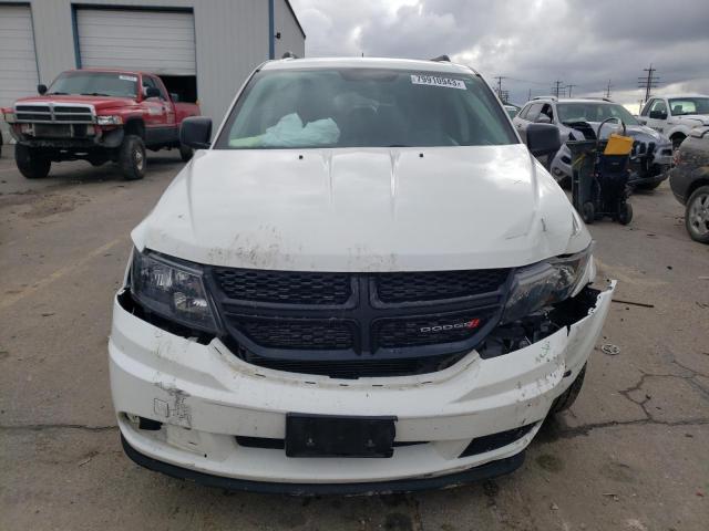 3C4PDDAG8JT330317 - 2018 DODGE JOURNEY SE WHITE photo 5