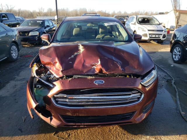 3FA6P0G77GR103781 - 2016 FORD FUSION S BROWN photo 5