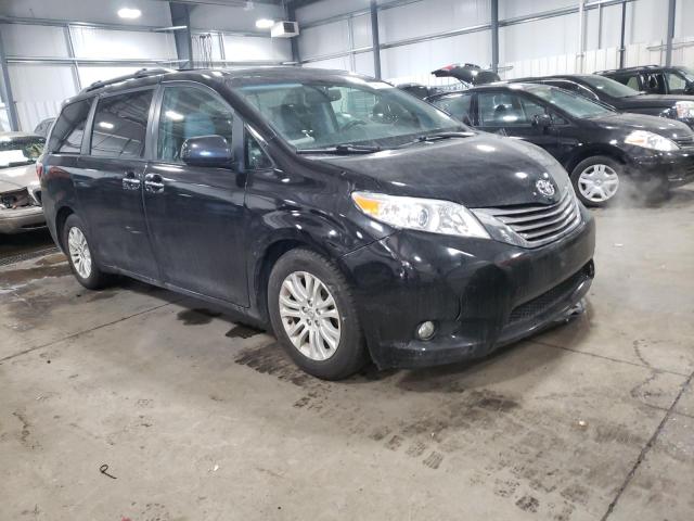 5TDYK3DC4FS538337 - 2015 TOYOTA SIENNA XLE BLACK photo 4