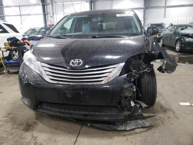 5TDYK3DC4FS538337 - 2015 TOYOTA SIENNA XLE BLACK photo 5