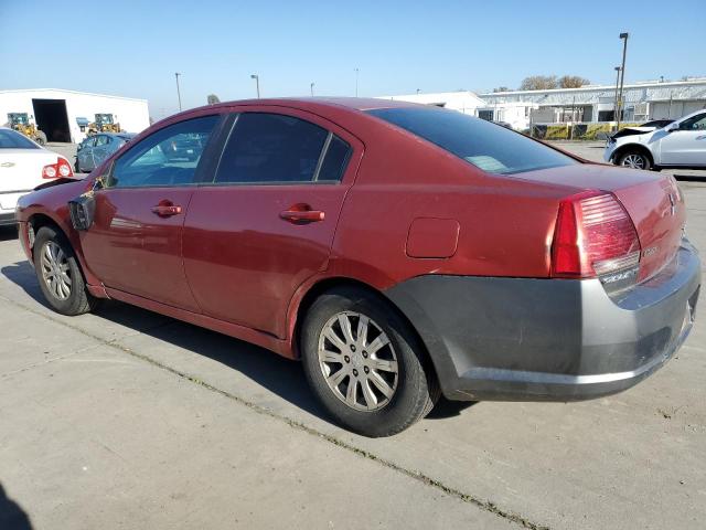 4A3AB36F08E019851 - 2008 MITSUBISHI GALANT ES RED photo 2