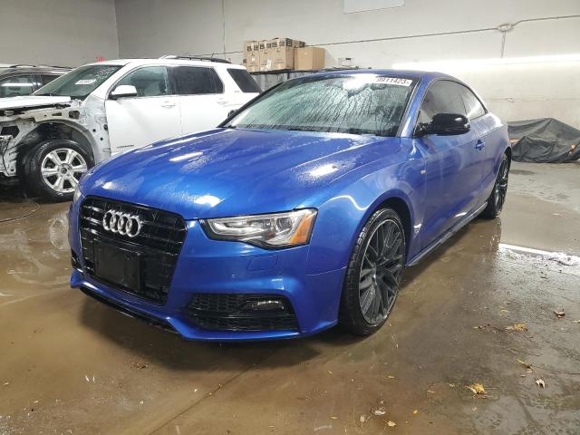 WAUD2AFR4HA000643 - 2017 AUDI A5 SPORT BLUE photo 1