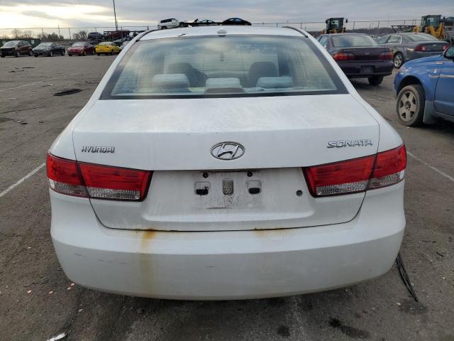 5NPET46CX8H397902 - 2008 HYUNDAI SONATA GLS WHITE photo 6