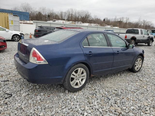 3FAHP08117R113368 - 2007 FORD FUSION SEL BLUE photo 3