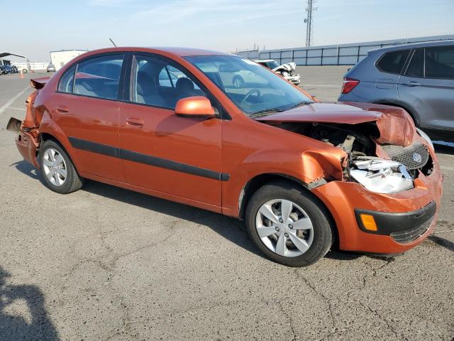 KNADE223X96571475 - 2009 KIA RIO BASE ORANGE photo 4