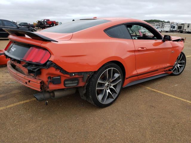 1FA6P8CF3F5362362 - 2015 FORD MUSTANG GT ORANGE photo 3