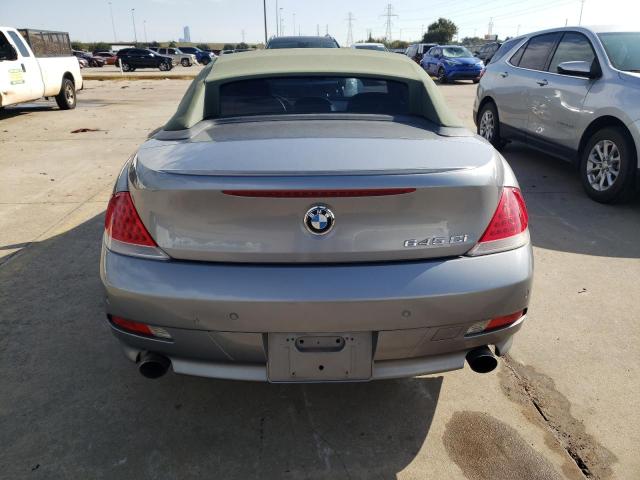 WBAEK73434B322484 - 2004 BMW 645 CI AUTOMATIC SILVER photo 6