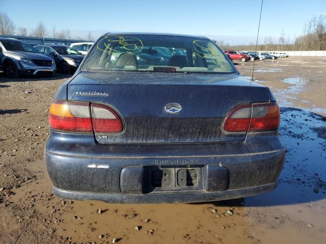 1G1ND52J916199859 - 2001 CHEVROLET MALIBU BLUE photo 6