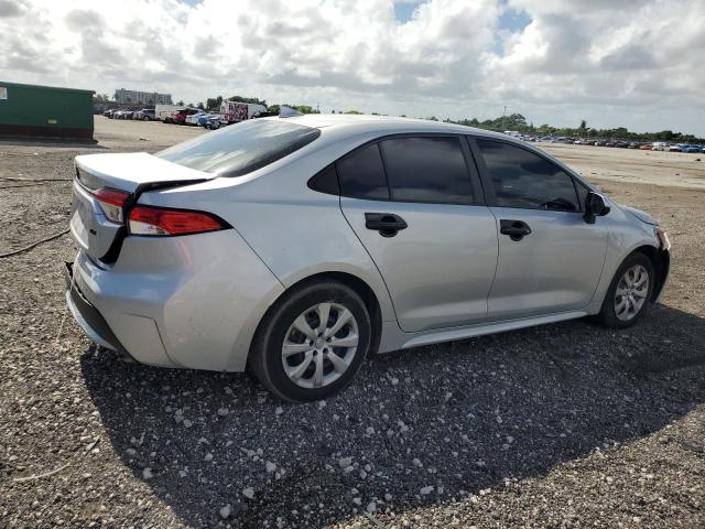 5YFEPRAEXLP111908 - 2020 TOYOTA COROLLA LE Silber Foto 3