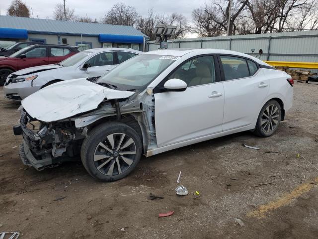 3N1AB8CV8LY279344 - 2020 NISSAN SENTRA SV WHITE photo 1